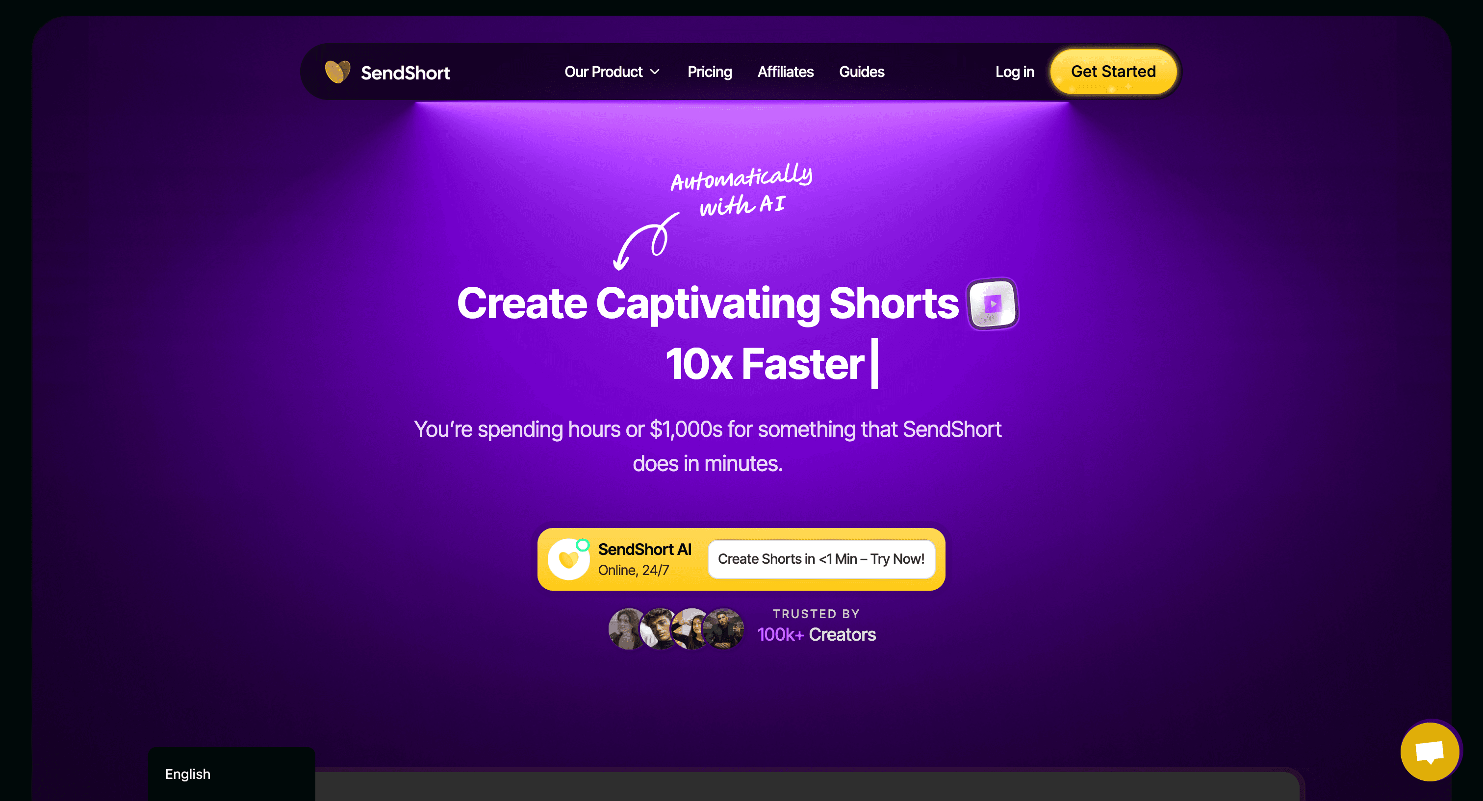 SendShort (Video Editor), product screenshot